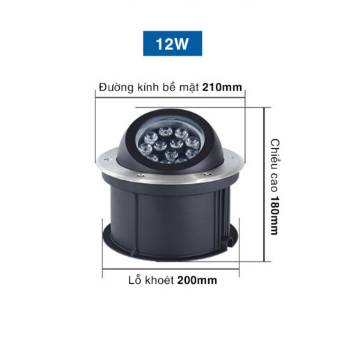 Đèn âm đất chỉnh hướng SLCHM - Hình ảnh 2