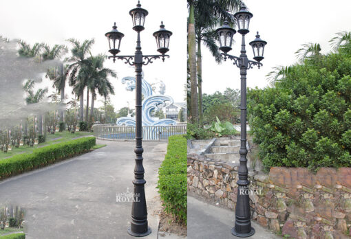 Cột đèn tân cổ SL-Temple R3 - Hình ảnh 6