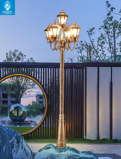 Cột đèn sân vườn tân cổ SL-TempleA5 - Hình ảnh 4