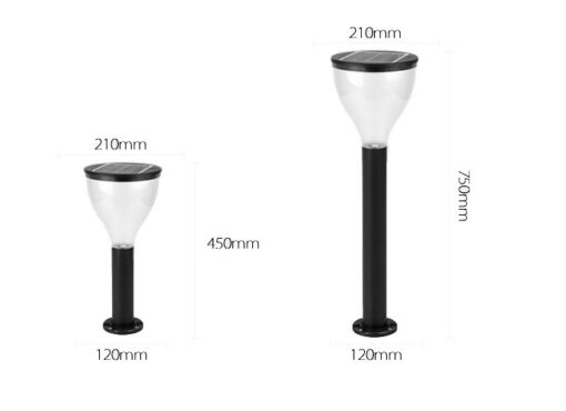 Đèn nấm sân vườn năng lượng mặt trời SL-SLRM12 - Hình ảnh 2