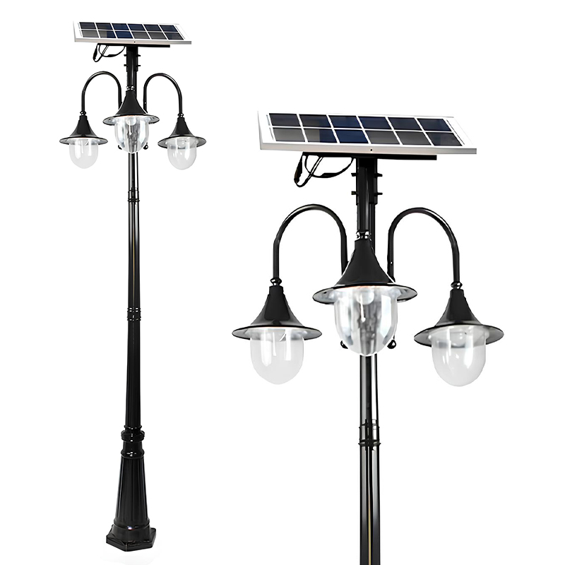 Cột đèn sân vườn năng lượng mặt trời mai chiếu thủy SL-MCTMT/2-3 - Hình ảnh 3