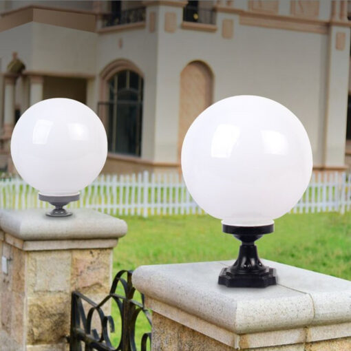 Đèn trụ cổng tròn PE - Hình ảnh 2