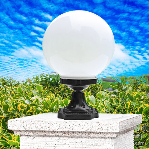 Đèn trụ cổng tròn PE - Hình ảnh 4