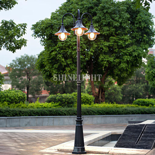 Cột đèn sân vườn tân cổ mai chiếu thủy - Hình ảnh 5