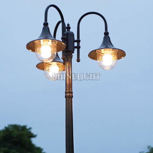 Cột đèn sân vườn tân cổ mai chiếu thủy - Hình ảnh 3