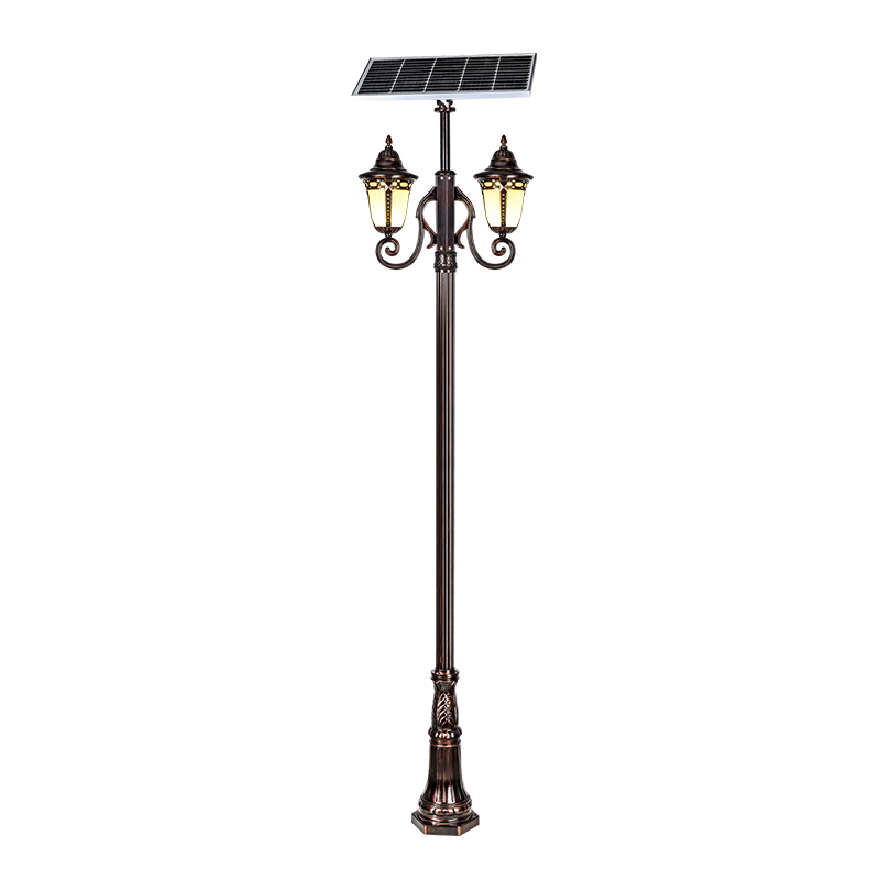 Cột đèn sân vườn SL-Temple 7L năng lượng mặt trời