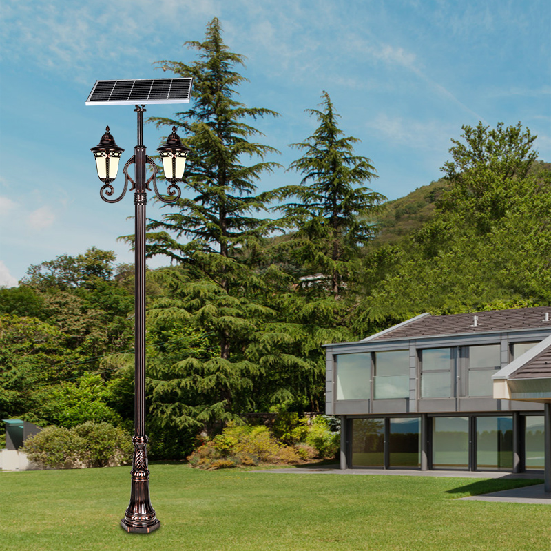 Cột đèn sân vườn SL-Temple 7L năng lượng mặt trời - Hình ảnh 4