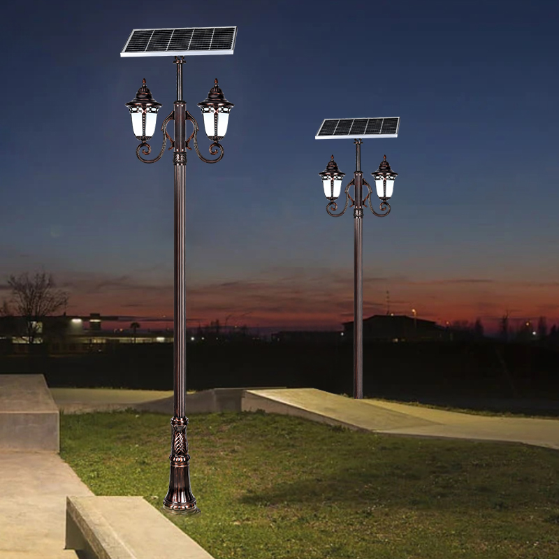 Cột đèn sân vườn SL-Temple 7L năng lượng mặt trời - Hình ảnh 3