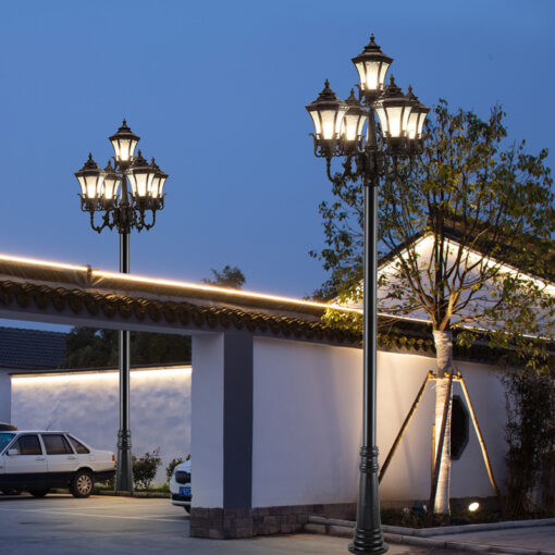 Cột đèn sân vườn tân cổ SL-TempleA5 - Hình ảnh 7
