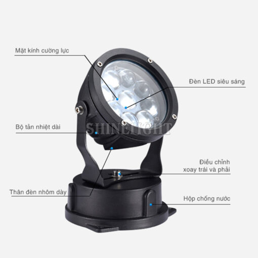 Đèn rọi cột SLCCZD - Hình ảnh 3