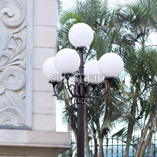 Cột đèn sân vườn tân cổ điển SLCH03-5 - Hình ảnh 4