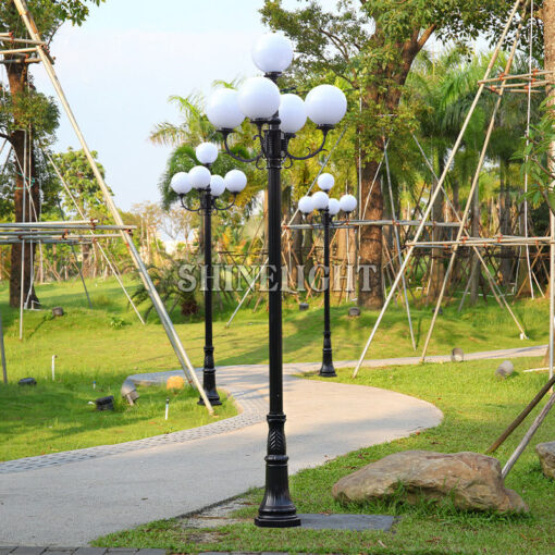 Cột đèn sân vườn tân cổ điển SLCH03-5 - Hình ảnh 3