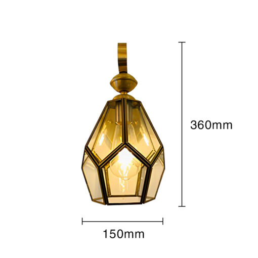 Đèn gắn tường đồng 1536 - Hình ảnh 2