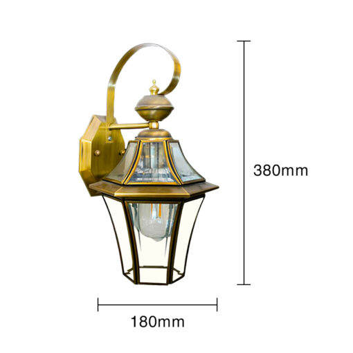 Đèn gắn tường đồng 1838 - Hình ảnh 2
