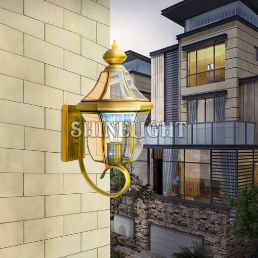Đèn gắn tường đồng 1840 - Hình ảnh 3