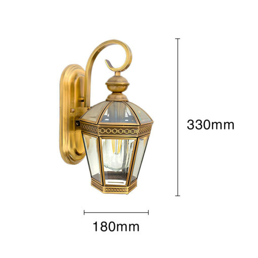 Đèn gắn tường đồng 1933 - Hình ảnh 2