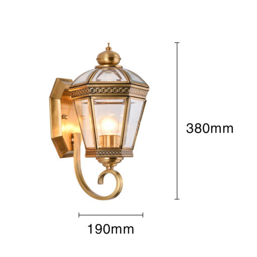 Đèn gắn tường đồng 1938 - Hình ảnh 2