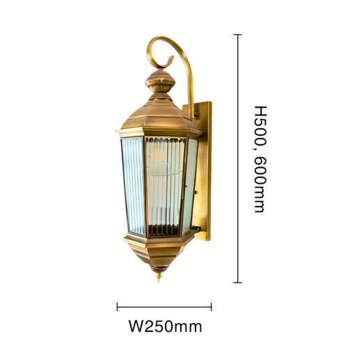 Đèn gắn tường bằng đồng 2260 - Hình ảnh 2