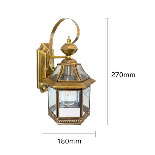 Đèn gắn tường đồng 1827 - Hình ảnh 2