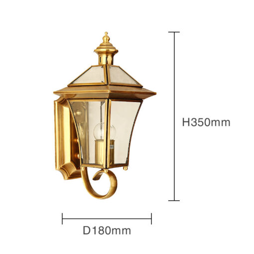 Đèn gắn tường đồng SLDGT–1835 - Hình ảnh 2