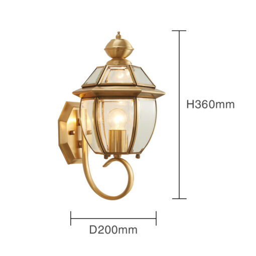 Đèn gắn tường đồng SLDGT–2036 - Hình ảnh 2