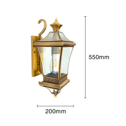 Đèn gắn tường đồng 2055 - Hình ảnh 2