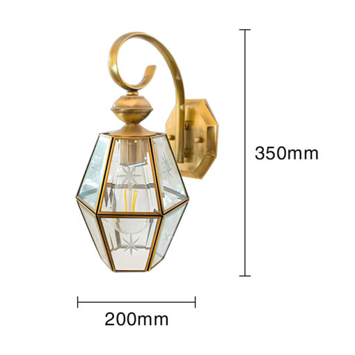 Đèn gắn tường đồng 2235 - Hình ảnh 2