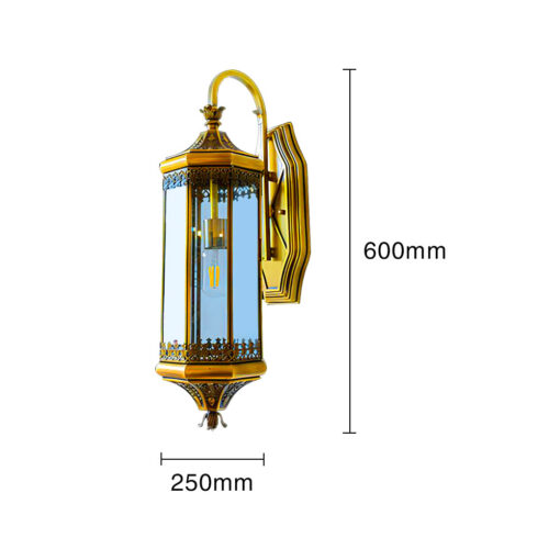 Đèn gắn tường bằng đồng 2560 - Hình ảnh 2
