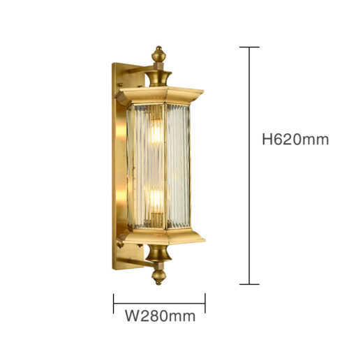 Đèn gắn tường bằng đồng SLDGT–62 - Hình ảnh 2