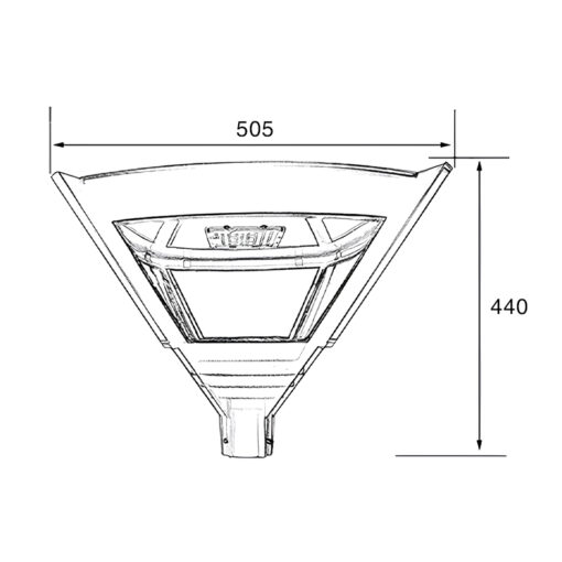 Cột đèn sân vườn SLDSVG29 - Hình ảnh 2