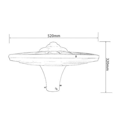 Cột đèn sân vườn SLDSVG10 - Hình ảnh 2