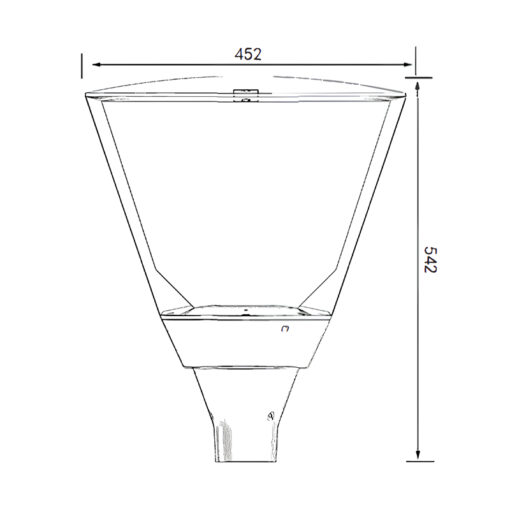 Cột đèn sân vườn SLDSVG22 - Hình ảnh 2