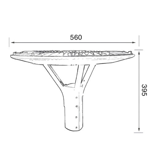 Cột đèn sân vườn SLDSVG24 - Hình ảnh 2