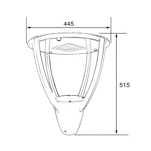 Cột đèn sân vườn SLDSVG30 - Hình ảnh 2