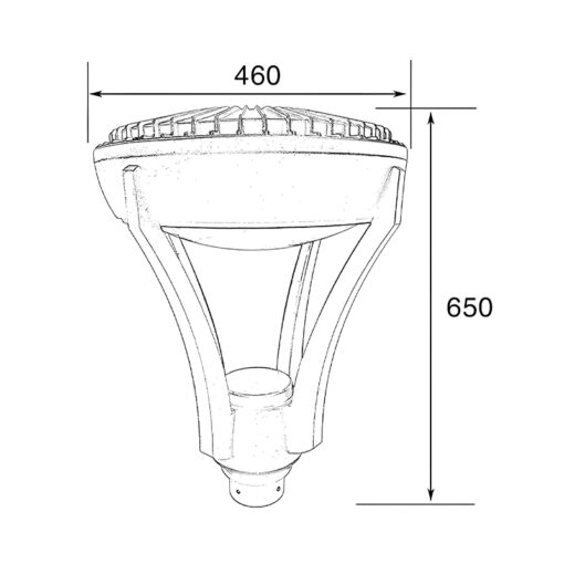 Cột đèn sân vườn SLDSVG38 - Hình ảnh 2