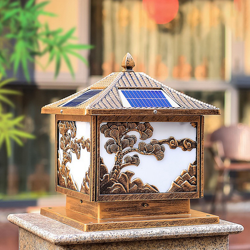 Đèn trụ cổng năng lượng mặt trời SLDTC01 - Hình ảnh 7