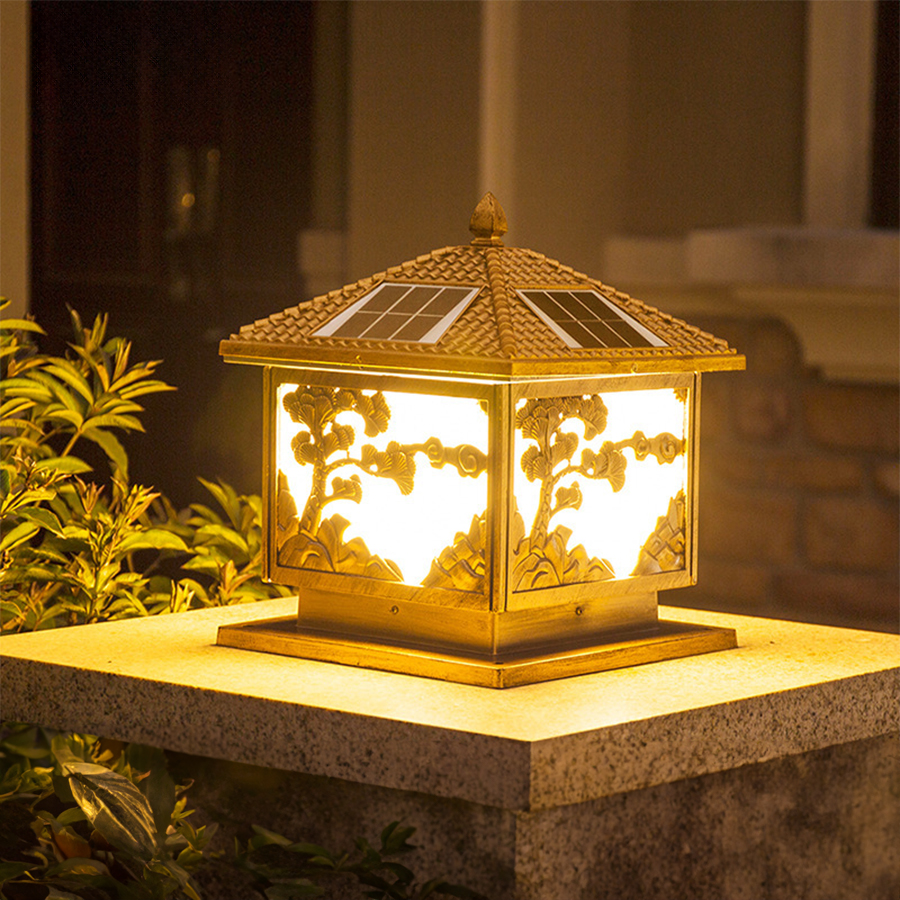 Đèn trụ cổng năng lượng mặt trời SLDTC01 - Hình ảnh 6