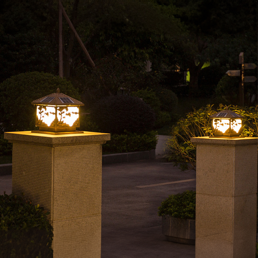 Đèn trụ cổng năng lượng mặt trời SLDTC01 - Hình ảnh 5