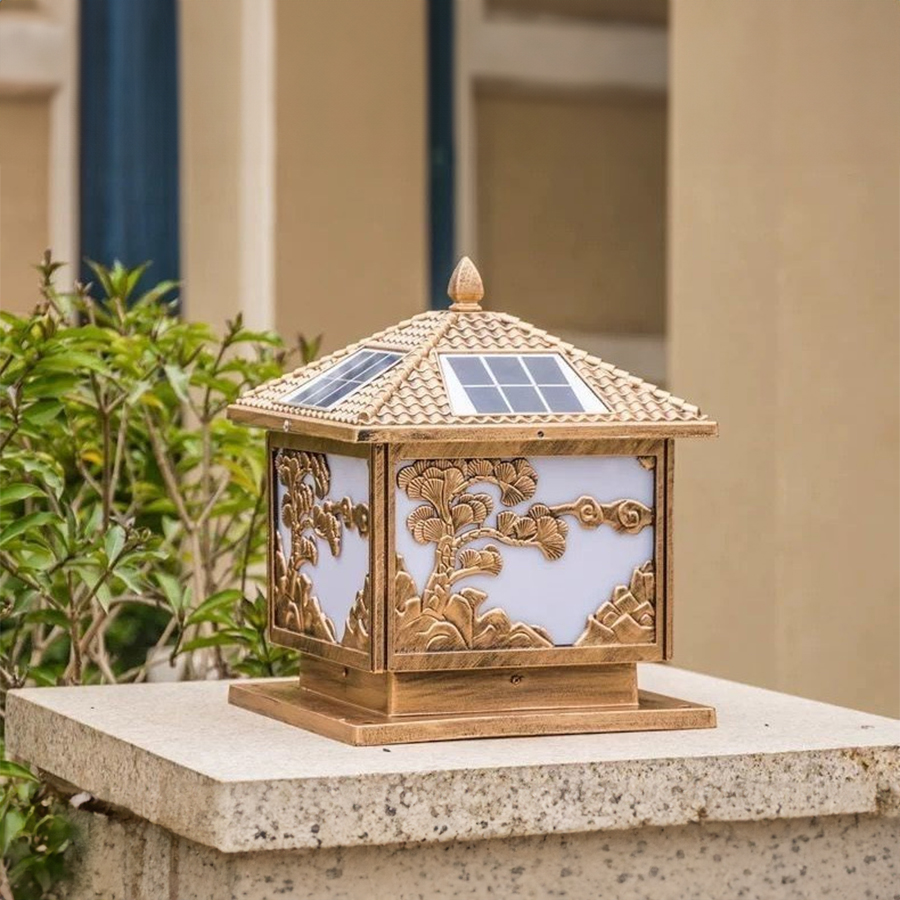 Đèn trụ cổng năng lượng mặt trời SLDTC01 - Hình ảnh 4