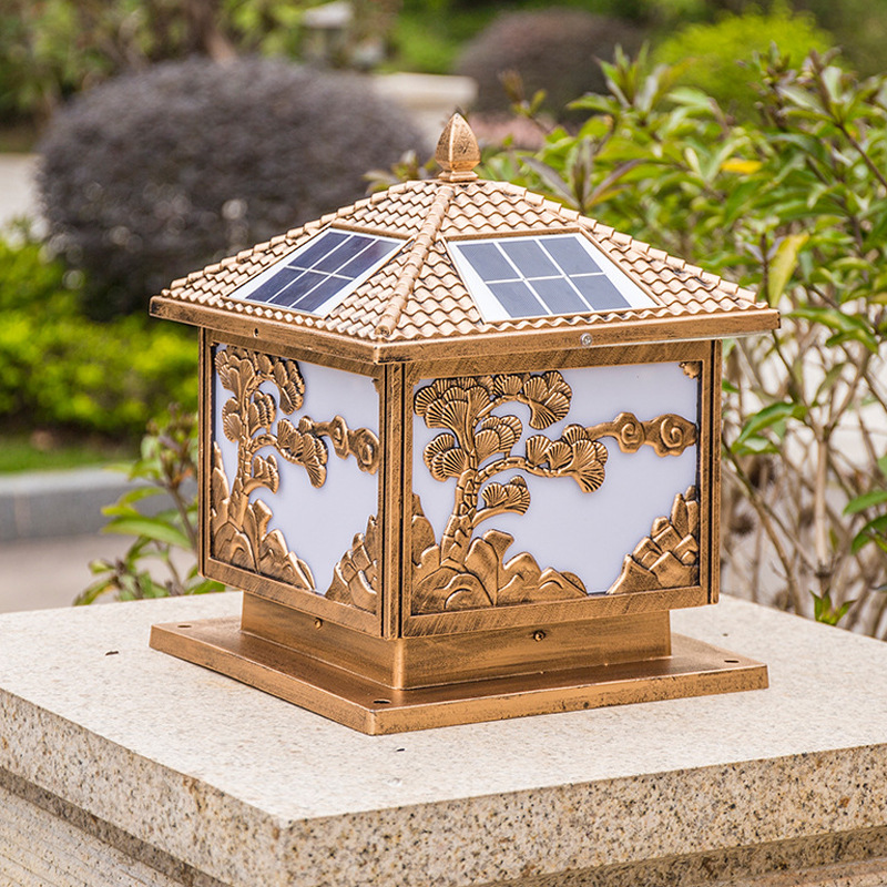 Đèn trụ cổng năng lượng mặt trời SLDTC01 - Hình ảnh 3