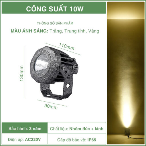 Đèn chiếu điểm cao cấp SLRCD01 - Hình ảnh 3