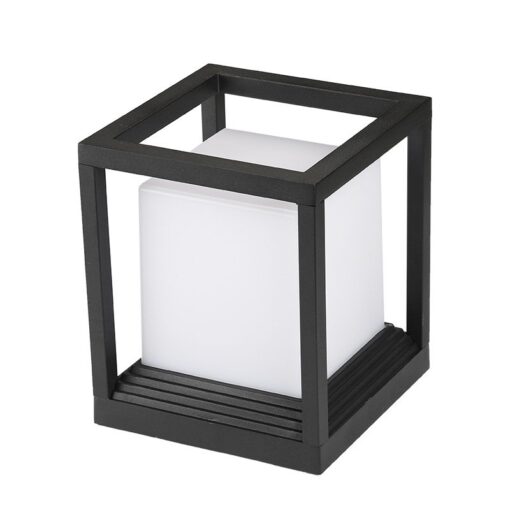 Đèn trụ cổng vuông hiện đại SLTCHDR