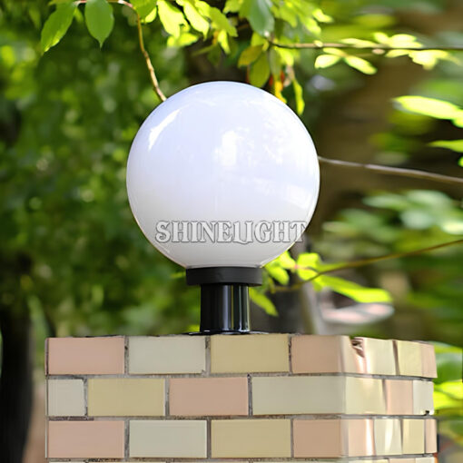 Đèn trụ cổng tròn TC PMMA - Hình ảnh 2