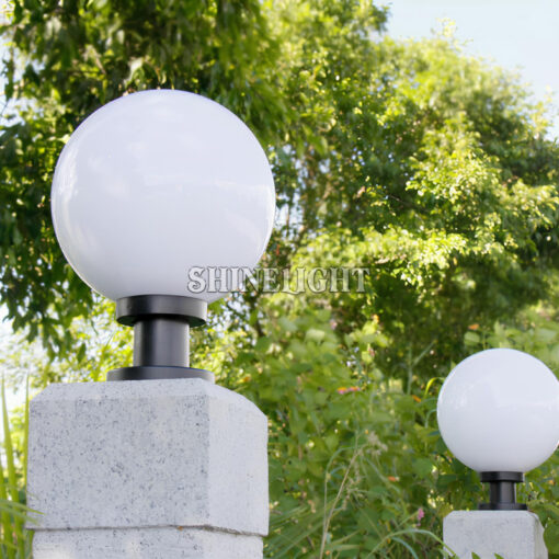 Đèn trụ cổng tròn TC PMMA - Hình ảnh 5