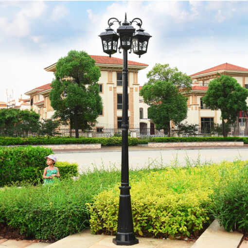 Cột đèn sân vườn tân cổ 2 bóng chùa SL-TEMPLE117/2-3 - Hình ảnh 12
