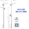 Cột đèn cao áp TK09
