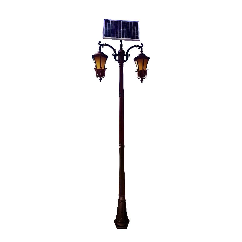 Cột đèn sân vườn SL-ROL02MT năng lượng mặt trời