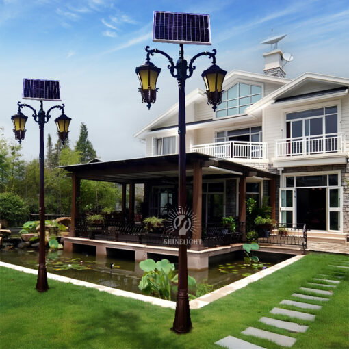 Cột đèn sân vườn SL-ROL02MT năng lượng mặt trời - Hình ảnh 3