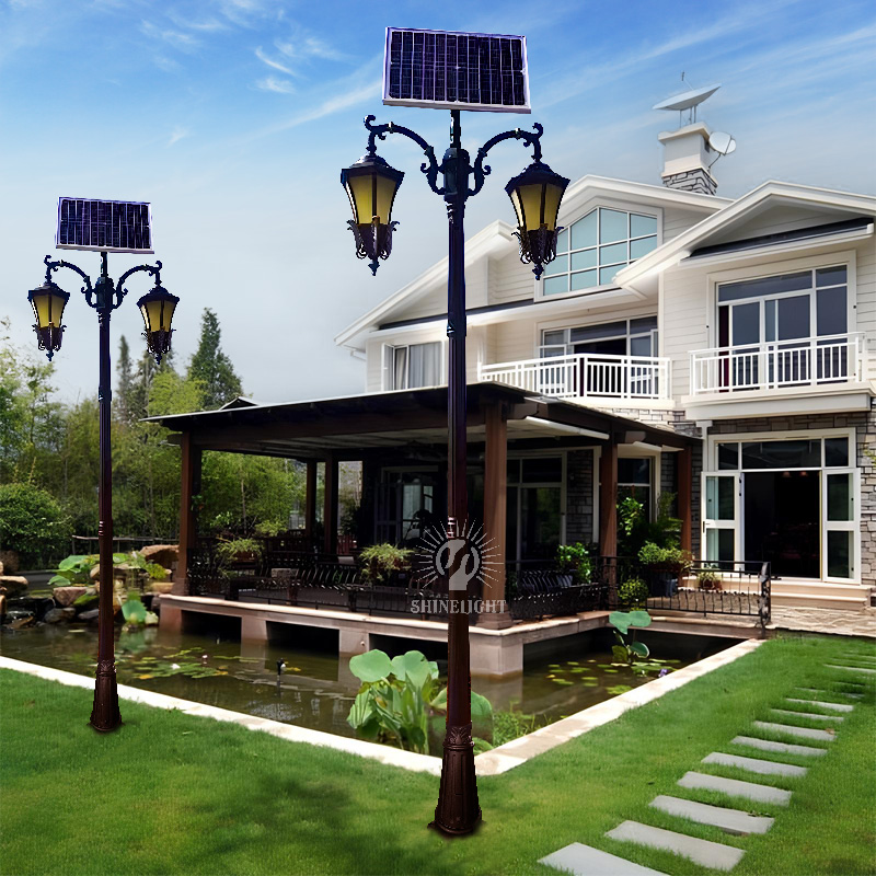 Cột đèn sân vườn SL-ROL02MT năng lượng mặt trời - Hình ảnh 3
