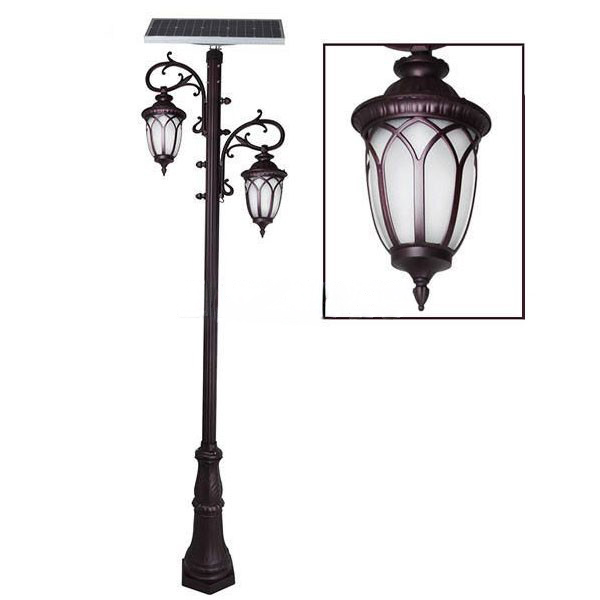 Cột đèn sân vườn SL-Temple 2P năng lượng mặt trời - Hình ảnh 3